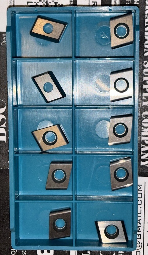 10 X Ingersoll Carbide Inserts CDE322R02 Grade: 227 9A352 .060R 10 Inserts