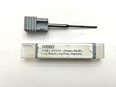 Harvey Tool 10060 .060″ diam. x .500″ LOC – square carbide endmill diamond-NOS