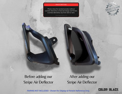 Stripe Series Air Deflectors Triumph Tiger 850/900 2020-2024 | Cosmetic Blem