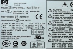 DPS-240HB-A HP Power Supply for DC5700 DC5750 Small Form Factor SFF 404472-001