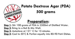 Dehydrated Potato Dextrose Agar Powder (PDA) 500 grams