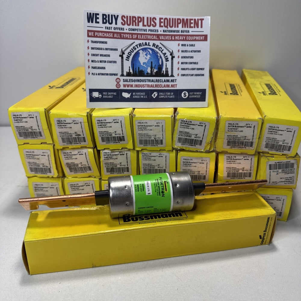 Cooper Bussmann FRS-R-175 Class RK5 Fusetron Dual Element Time-Delay Fuse
