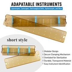 PPSU Sterilization Tray Autoclave Case for Laparoscope Cystoscope Hysteroscope