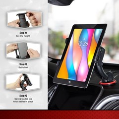 Tuff Tech Super Stick Windshield and Dash Mount Phone Holder, Universal Car Pho