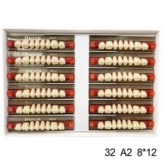 Dental Acrylic Denture Resin Teeth Upper Lower Full Set Shade A1/A2/A3 3/8/16 pd