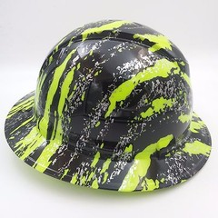 Hard Hat FULL BRIM custom hydro dipped , OSHA approved NEW URBAN CAMO