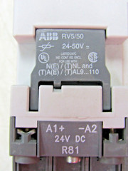💥ABB AL40-30-01 CONTACTOR 24VDC W/ CA5-31E AUXILIARY CONTACT BLOCK