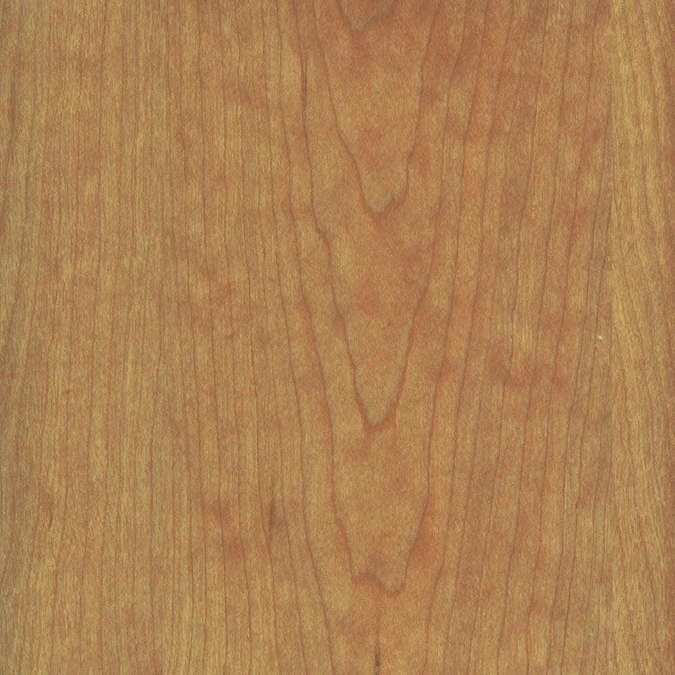 24 In. X 96 In. Cherry Real Wood Veneer with 10 Mil Paperback