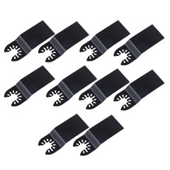 124 × pieces TITANIUM OSCILLATING BLADE SET MULTI-TOOL BLADES WITH SANDPAPER