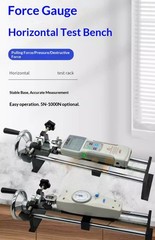Horizontal Hand-Crank Tensile Tester Base Test Stand Laboratory Testing Machine