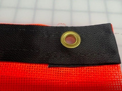*NEW* 18″ x 18″ ORANGE Mesh Safety Flags w/Grommets 6pc Oversize Load Heavy Duty