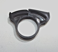 x4 Heyco HC 672 2326 Plastic Nylon 6/6 Black Wire Cable Tube Hose Reusable Clamp