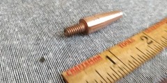 5 pack Torch Tip Contact Tip, Wire Size .045″ 1.2mm , 12-24 thread