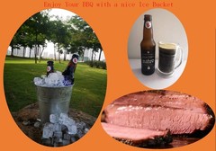 Drip Grease Bucket and 1 pack Black & 12 Liner,