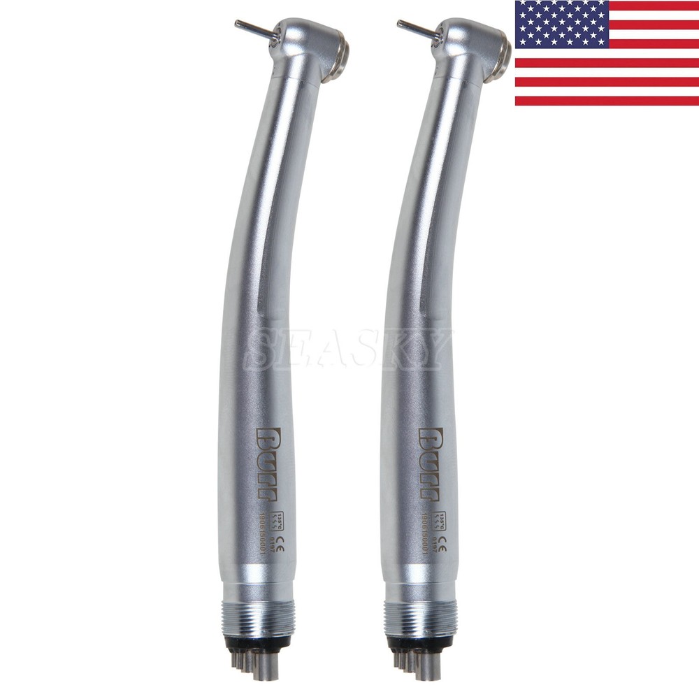 2x Dental Fiber Optic E-generator LED Light udm 4h handpiece For Kavo in USA