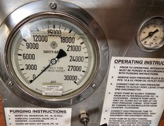 MAPECO Walz & Krenzer Intensifier 30,000 PSI Hydraulic Portable Intensifier