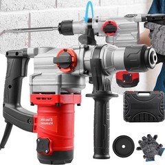 SDS-Plus Rotary Hammer Drill Corded Drills 1-1/4″ 4 Modes Chipping Hammers