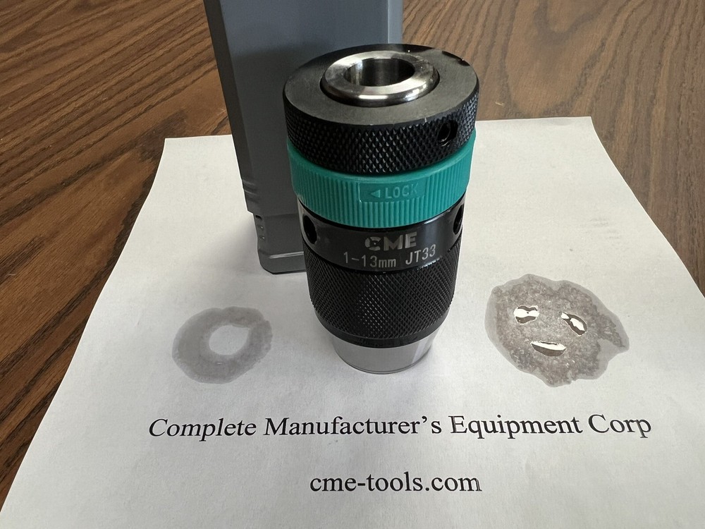CME 1/2″ Keyless & Self-lock Drill Chucks JT33 DCK1/2-LCK33