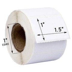 ZEBRA ELTRON 1.5×1 (1-1/2″ x 1″) Direct Thermal Labels – (1) Roll of 520