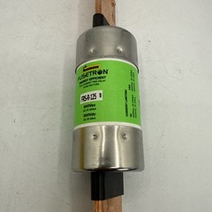 BUSSMANN FRS-R-125 FUSETRON TIME-DELAY DUAL-ELEMENT FUSE, RK5, 125A, 600V