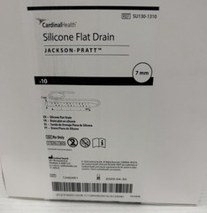 Cardinal Health Jackson-Pratt Silicon Flat Drain SU130-1310 Box Of 10(7mm)