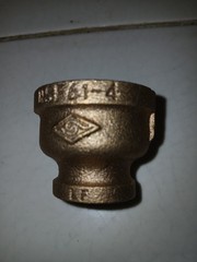 6RCZ0 Reducing Coupling, Red Brass, 1 x 1/2 in 6RCZ0