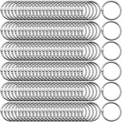 500 Pack Metal Binder Rings 25mm 1 Inch – Loose Leaf Book Rings for School, Inde