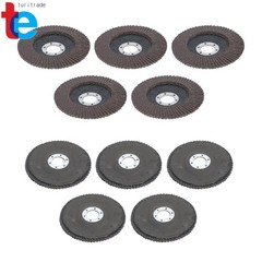 60 Grit Premium Zirconia Grinding Flap Disc 10Pcs 4-1/2″ X 7/8″ Flap Disc Grey