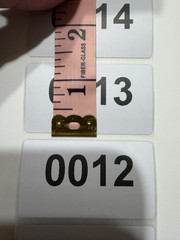 1000 Labels Consecutive Number Inventory Stickers Labels 2.25″ x 1.25″ 0001-1000