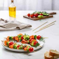 USA SELLER BAMBOO SKEWERS 12″ (100) FREE SHIPPING US ONLY