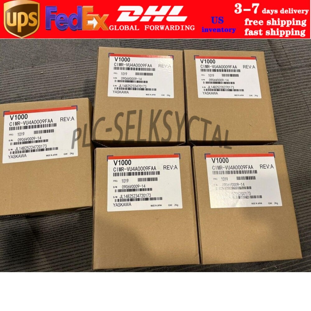 One Yaskawa Inverter CIMR-VU4A0009FAA New In Box Fast Shipping