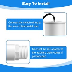 1 Pack SS2 Float Switch for Easy Installation, AC as the picture shown