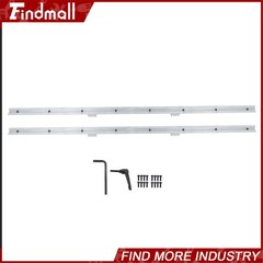 Findmall 2 pcs SBR20-1500mm Linear rail 4 piece SBR20UU Brass Router Block