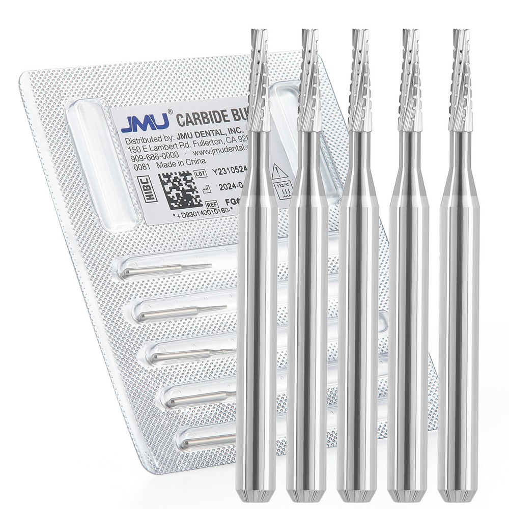 JMU Dental Surgical Bur Long FG #700 701 702 Carbide Burr 19mm High Speed