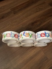NEW eBay Color Logo Shipping Tape 2” 75 Yds 6 Pack Sealed