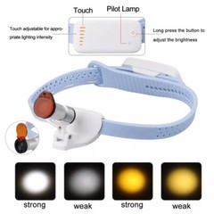 5W Dental LED Surgical Headlight Headband ENT Headlamp Wireless Light Filter