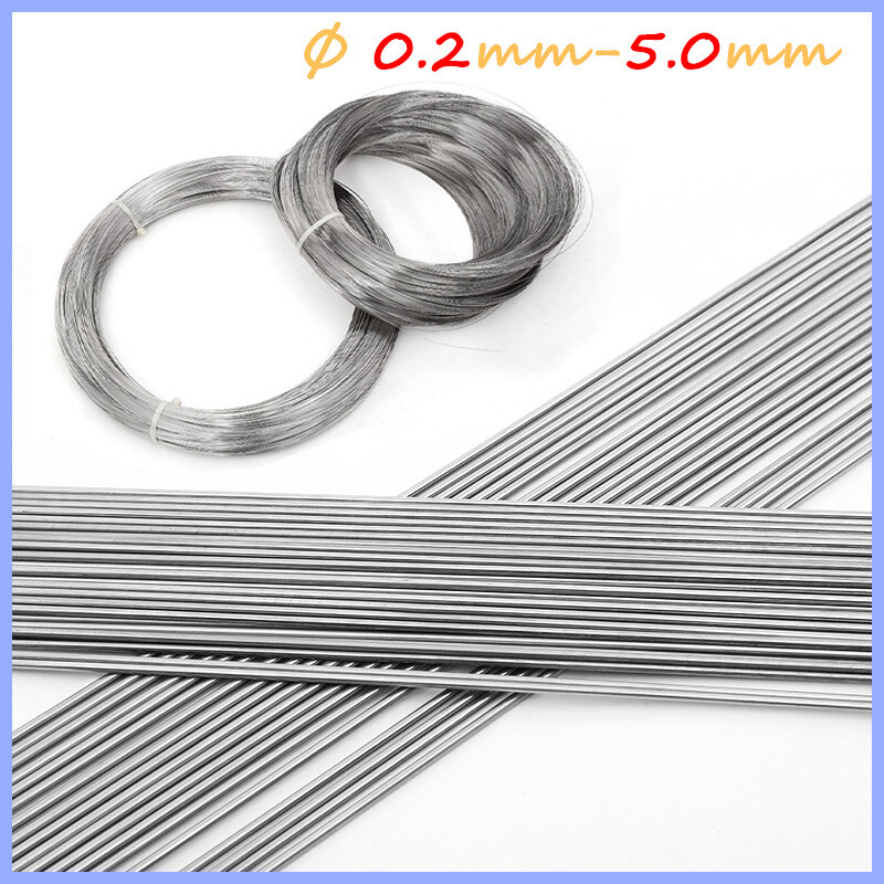 304 Stainless Steel Spring Steel Wire Dia 0.2mm to 5.0mm DIY Accessories 1 Meter
