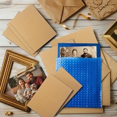 200 Pack Corrugated Cardboard Sheets for Packing & Crafts 5 x 7 In
