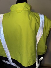 NWOT~ 5X High Visibility Safety Full Zip Vest Puffer Sleeveless Jacket