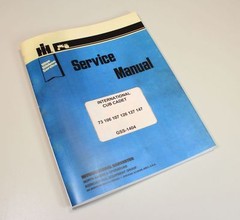 International Cub Cadet 126 127 147 Lawn Tractor Service Repair Workshop Manual