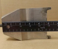 Sonic Welder Horn 3.5″ X 5.25″ X 1.5″ – Titanium, Tapped Mounting Hole