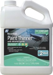 1 Gallon Recordsol Paint Thinner with Mineral Spirits – Low Odor, VOC Compliant