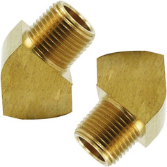 45 Degree Street Elbow 1/8″ NPT Male X 1/8″ NPT Female Brass Pipe Fitting (Pack