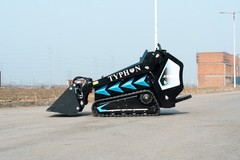 4-in-1 Bucket Attachment for Mini Skid Steer Fits TYPHON STOMP X1300 & STOMP 509