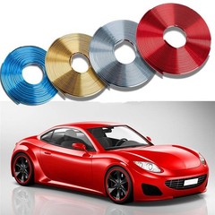 Decoration Car Interior Exterior Styling 5M Red Molding Strip Gap Trim Edge