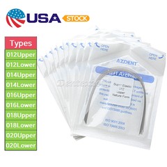 (USA) Dental Orthodontic Niti Super Elastic Arch Wire Round Nature Form 012-020