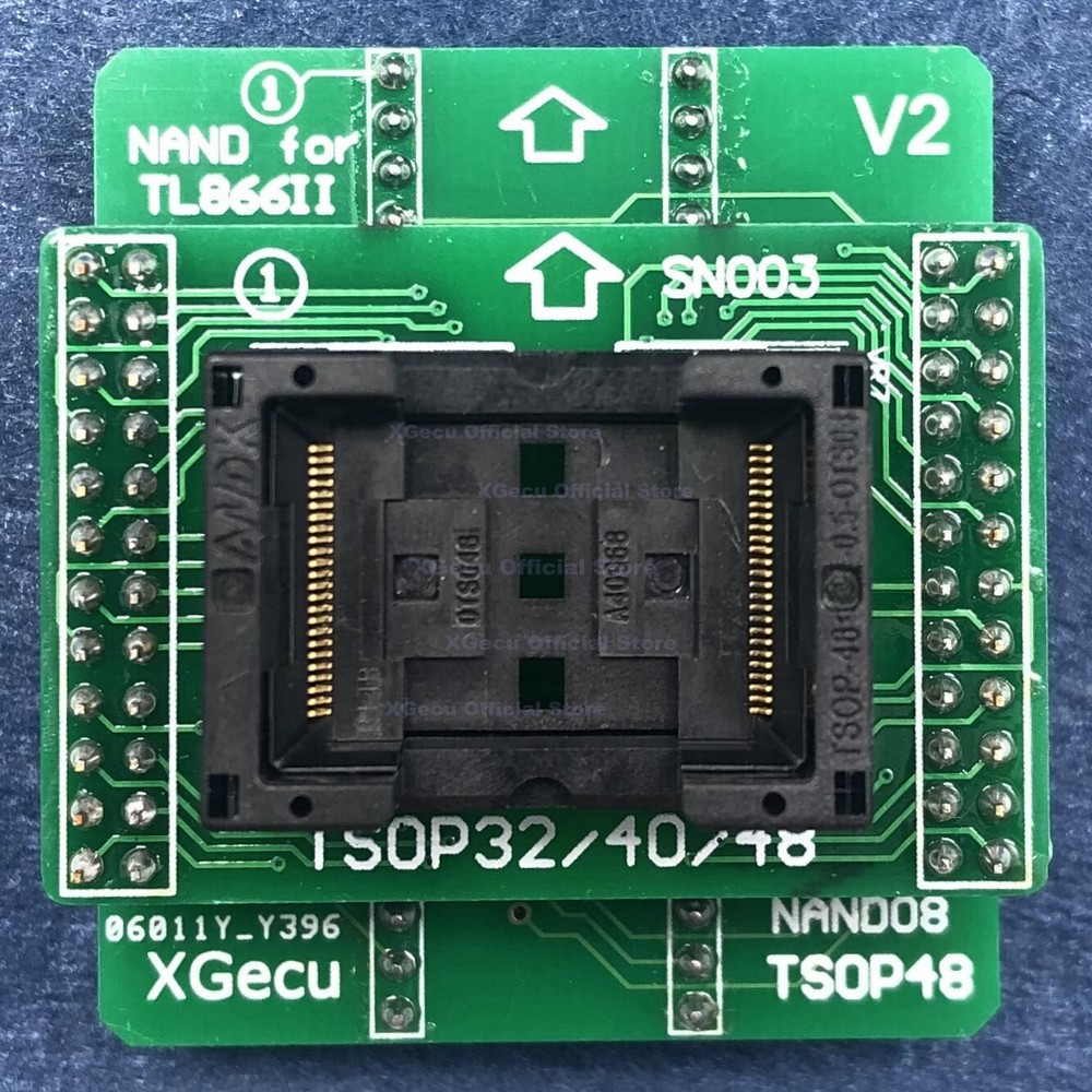 TSOP48 NAND Adapter only on TL866II plus programmer for NAND flash chips new V2