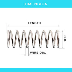 Compression Springs Spring Assortment Kit | Stainless Steel Springs | 17 Differ