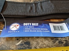 Rothco Tactical Duty Belt Heavy Duty Utility Webbing Police/Cobra Badge Lanard