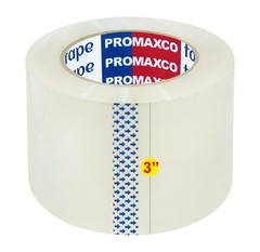 PROMAXCO 3″ Heavy Duty Packing Tape, 12 Rolls, Clear, 3″ Core, Total 660Y, Cl…